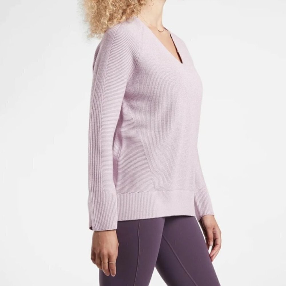 Athleta Hanover V Neck‎ Sweater XS - Picture 2 of 7